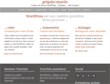 Tablet Screenshot of gregoirenoyelle.com
